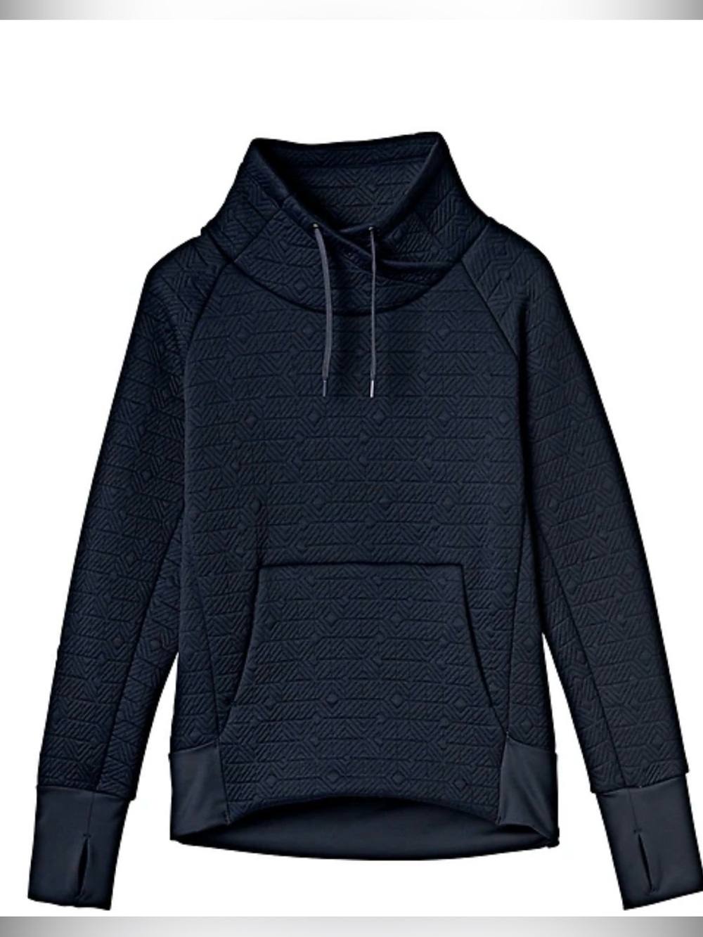 Athleta Jacquard Elevation Pullover Navy S